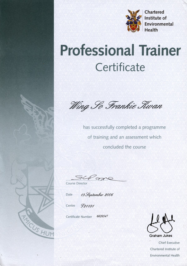 Trainer Certification